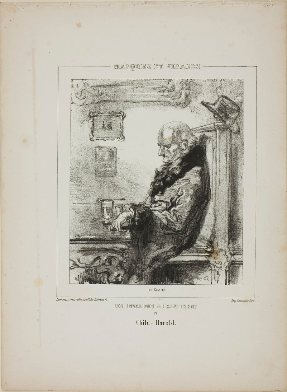Invalidé citů: Child-Harold od Paul Gavarni