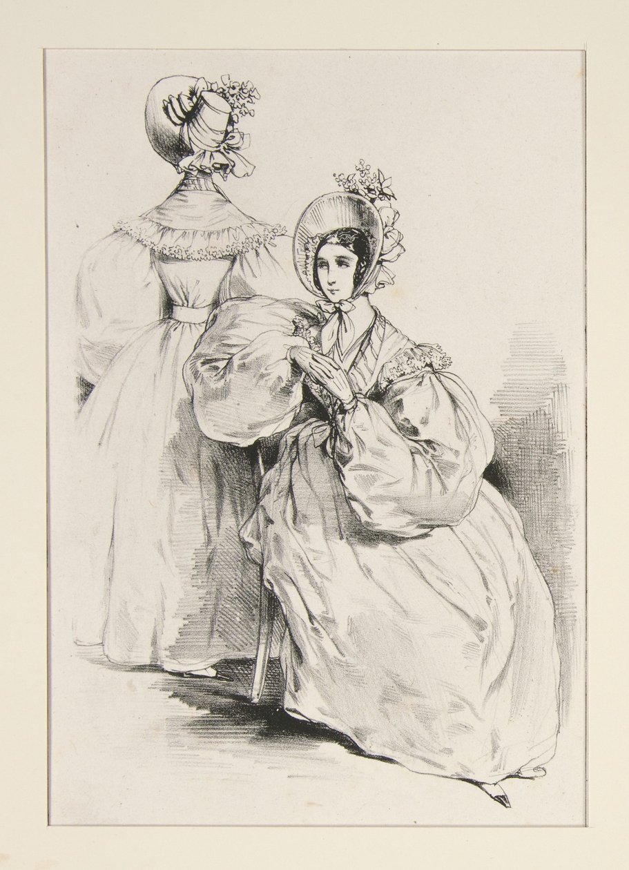 KVĚTEN 1836. Šaty z jacony. ... od Paul Gavarni