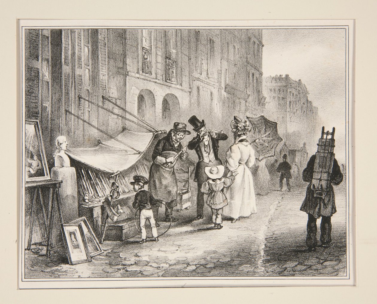 PRODEJCE DALEKOHLEDŮ. (Telescope Merchant) od Paul Gavarni
