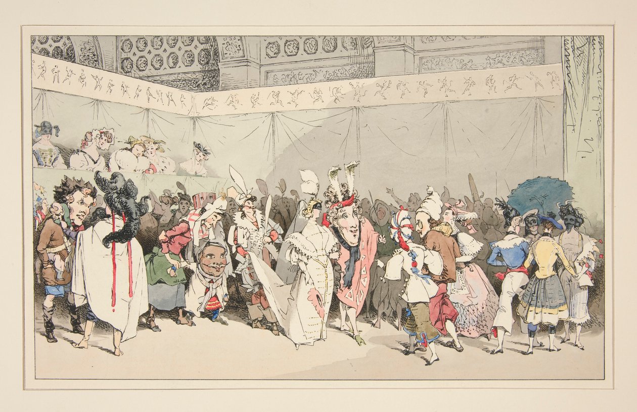 MAŠKARÁDA. Travestissemens (sic) od Gavarni publikoval v roce 1828, 1829 a 1830. od Paul Gavarni