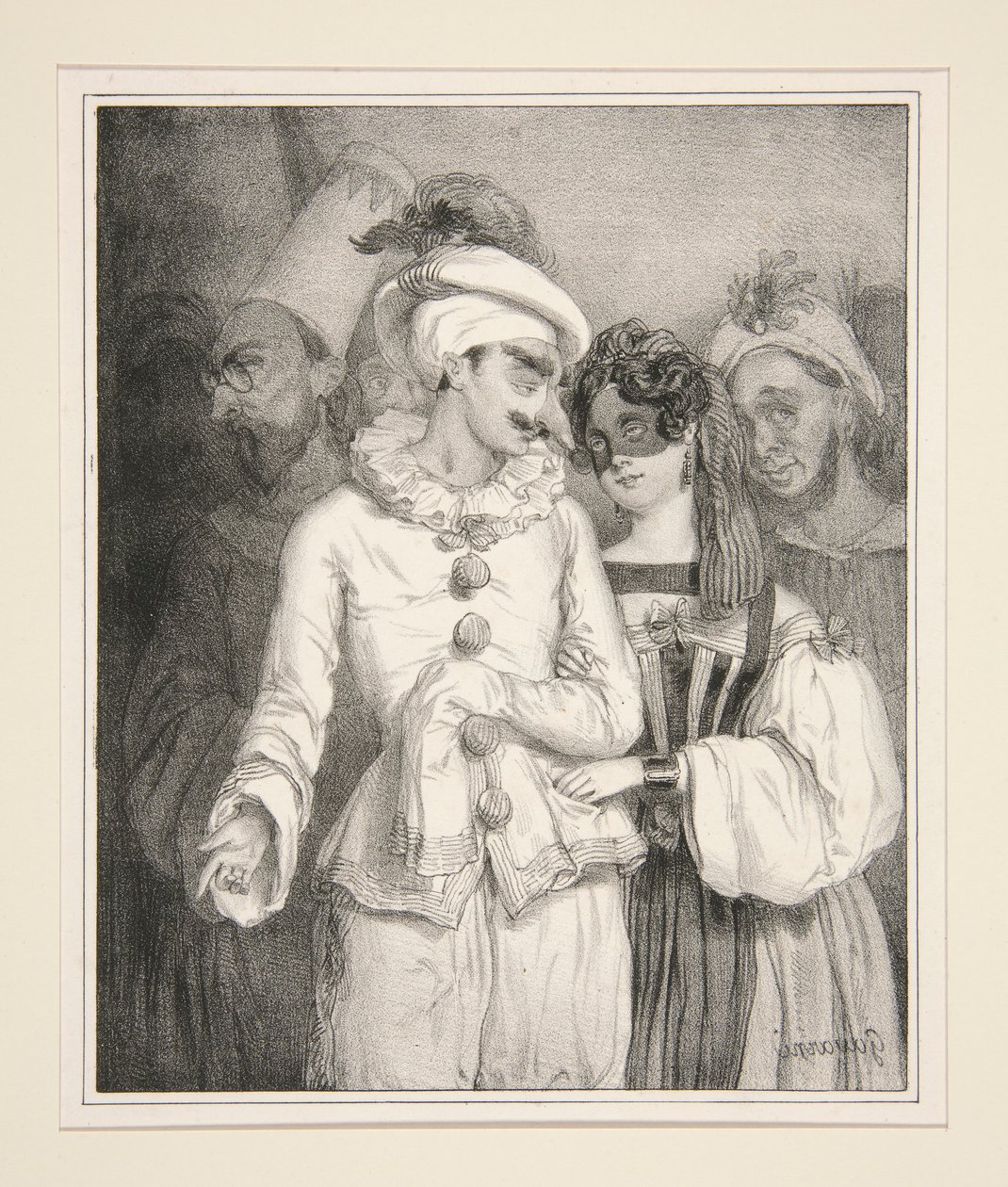 MASKÁRA, d od Paul Gavarni