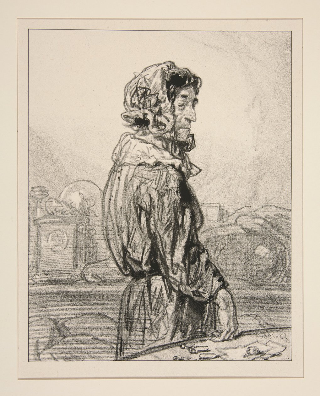 „Madame Abraham.“ od Paul Gavarni