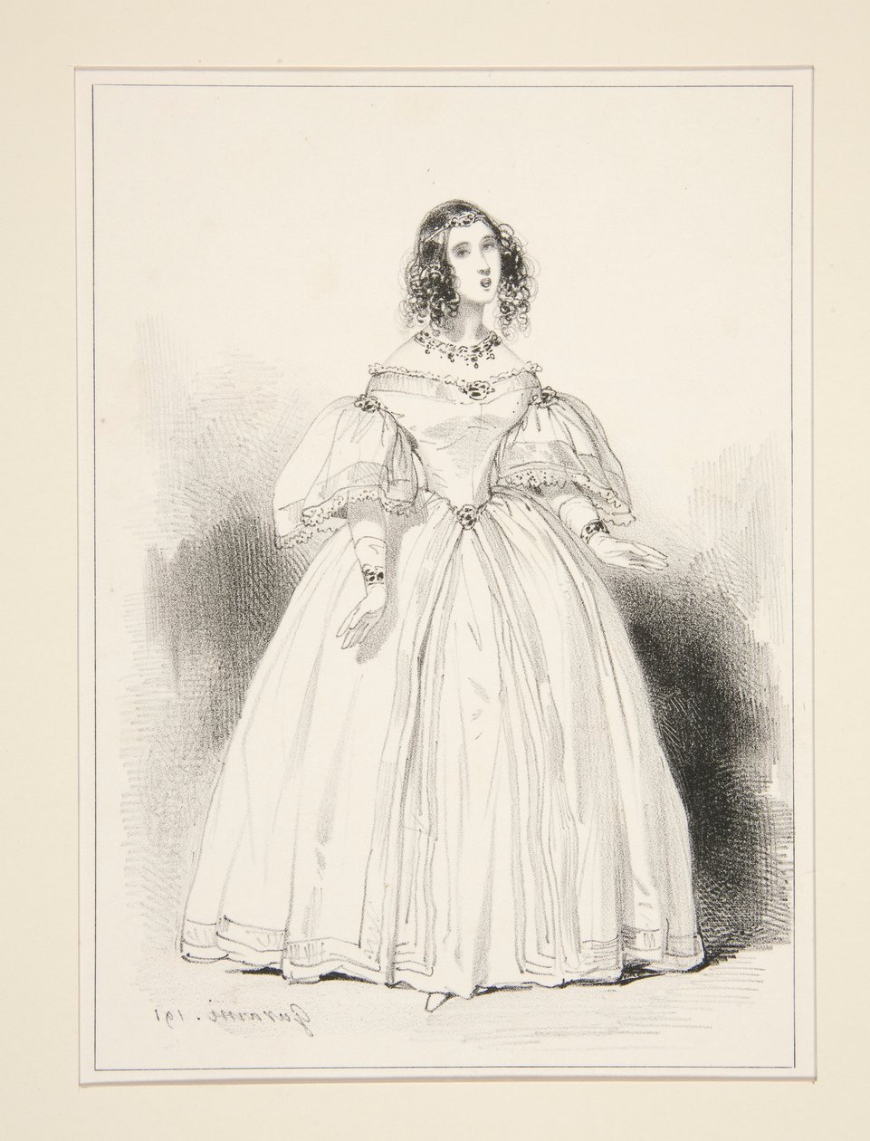 paní Anna Thillonová od Paul Gavarni