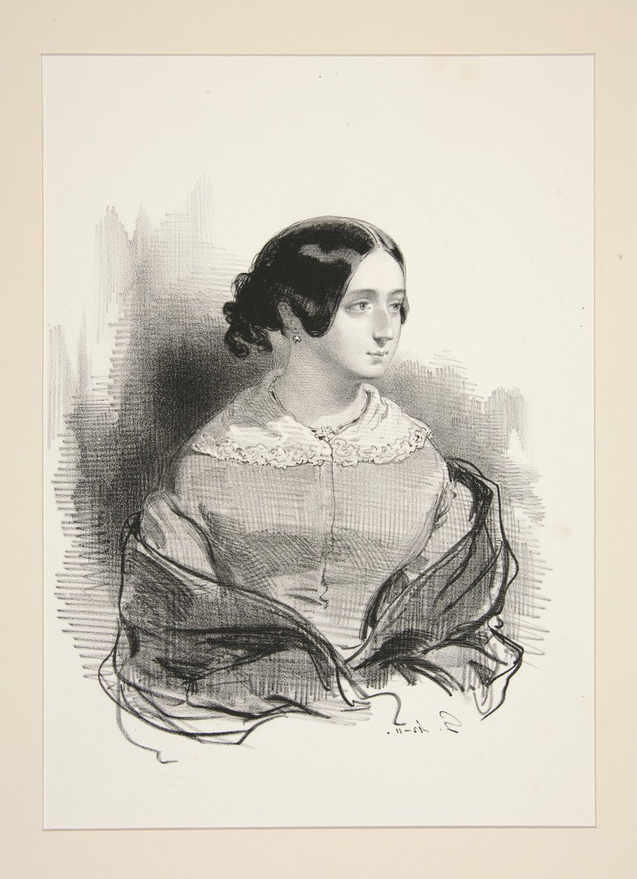 Paní Montignyová od Paul Gavarni
