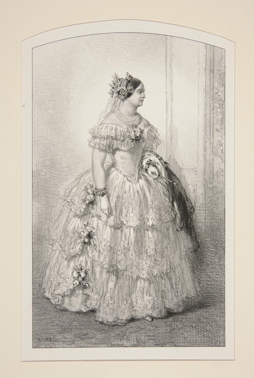 Paní princezna Mathilde od Paul Gavarni