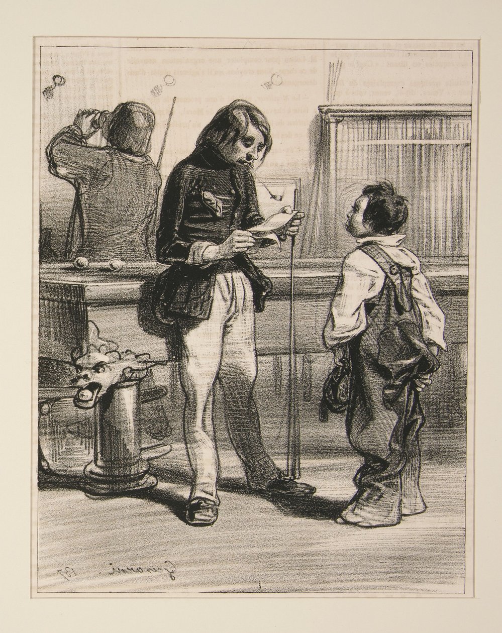 Můj příteli / musím ti říct, že mě to dost trápí... od Paul Gavarni