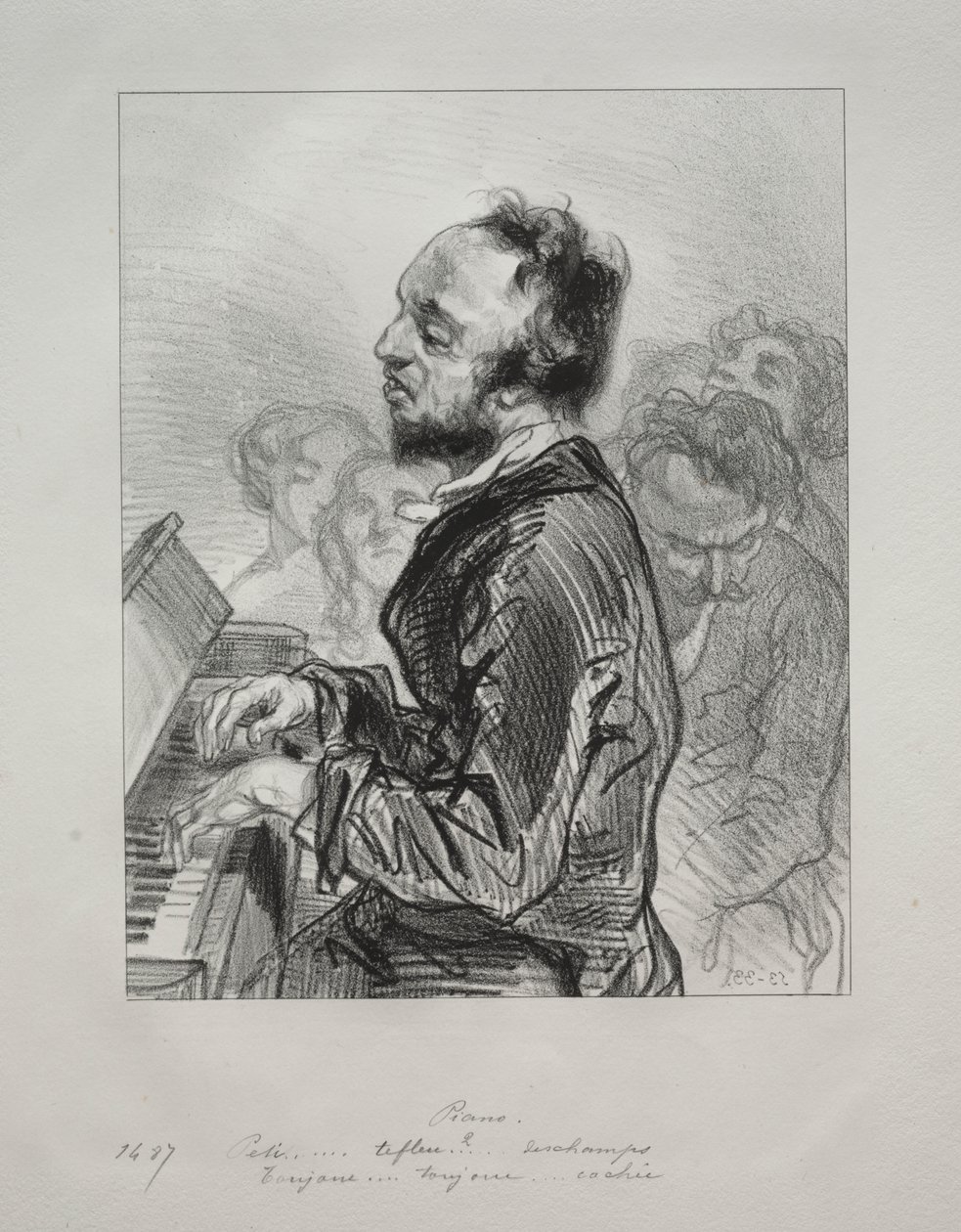 Klavír od Paul Gavarni