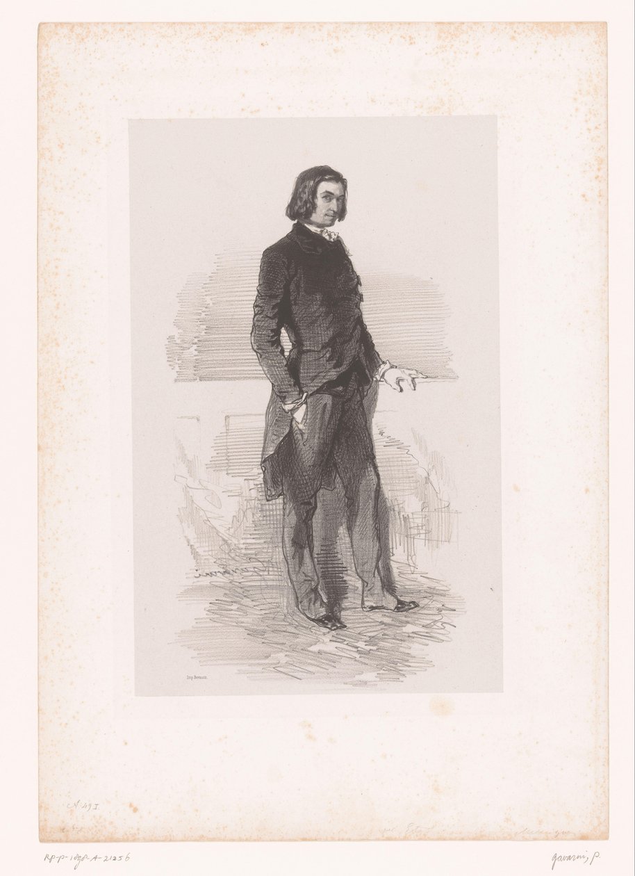 Portrét Étienna Mélinguea od Paul Gavarni