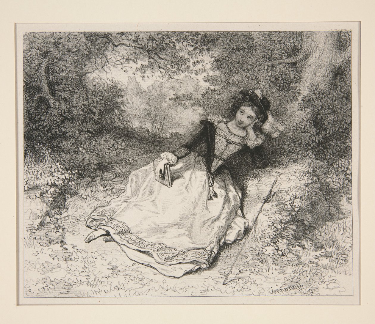 REVERIE. od Paul Gavarni