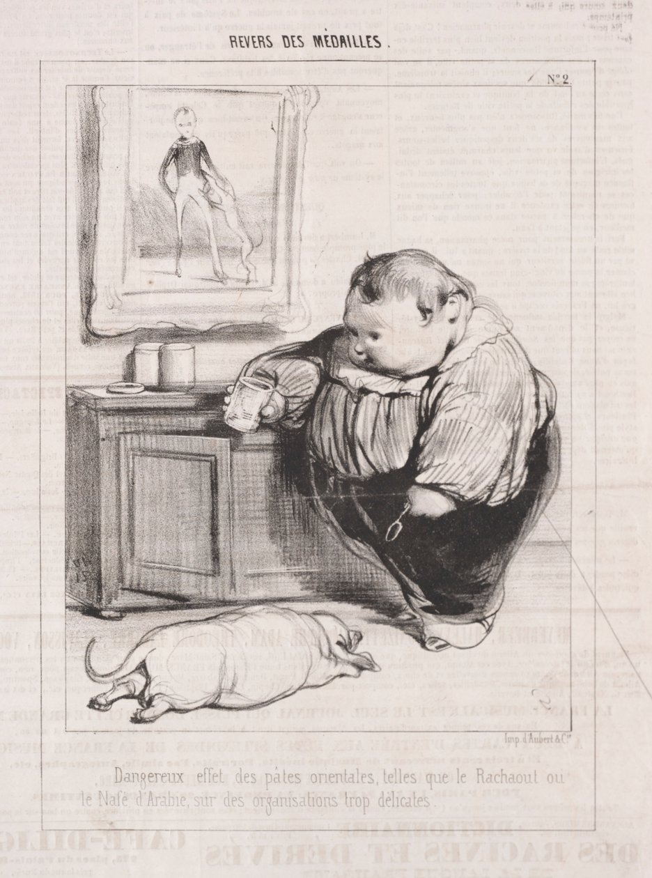 Revers des Médailles, 1842. od Paul Gavarni