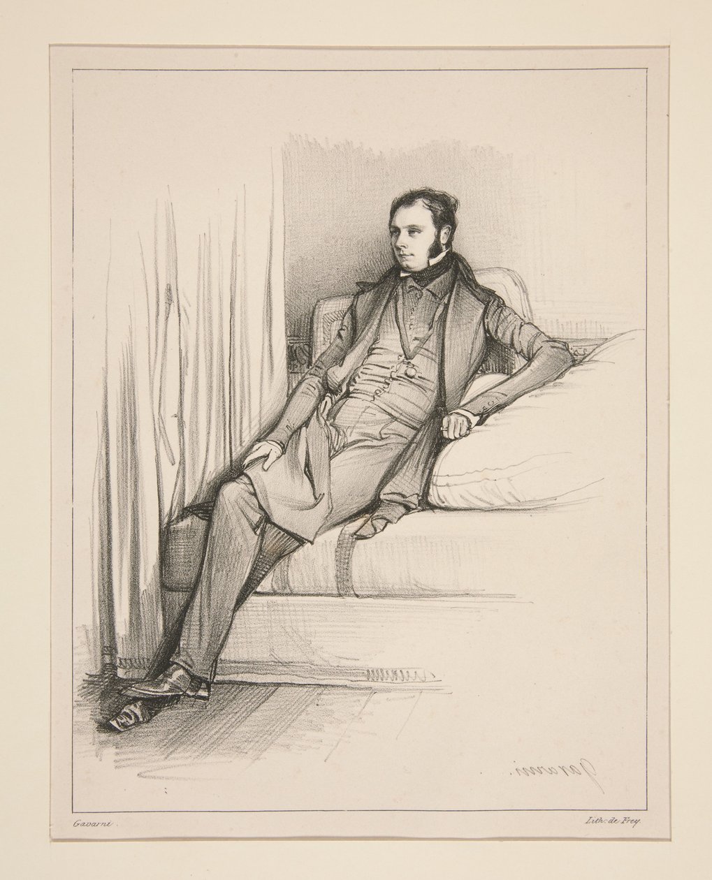 S. Henry Berthoud od Paul Gavarni
