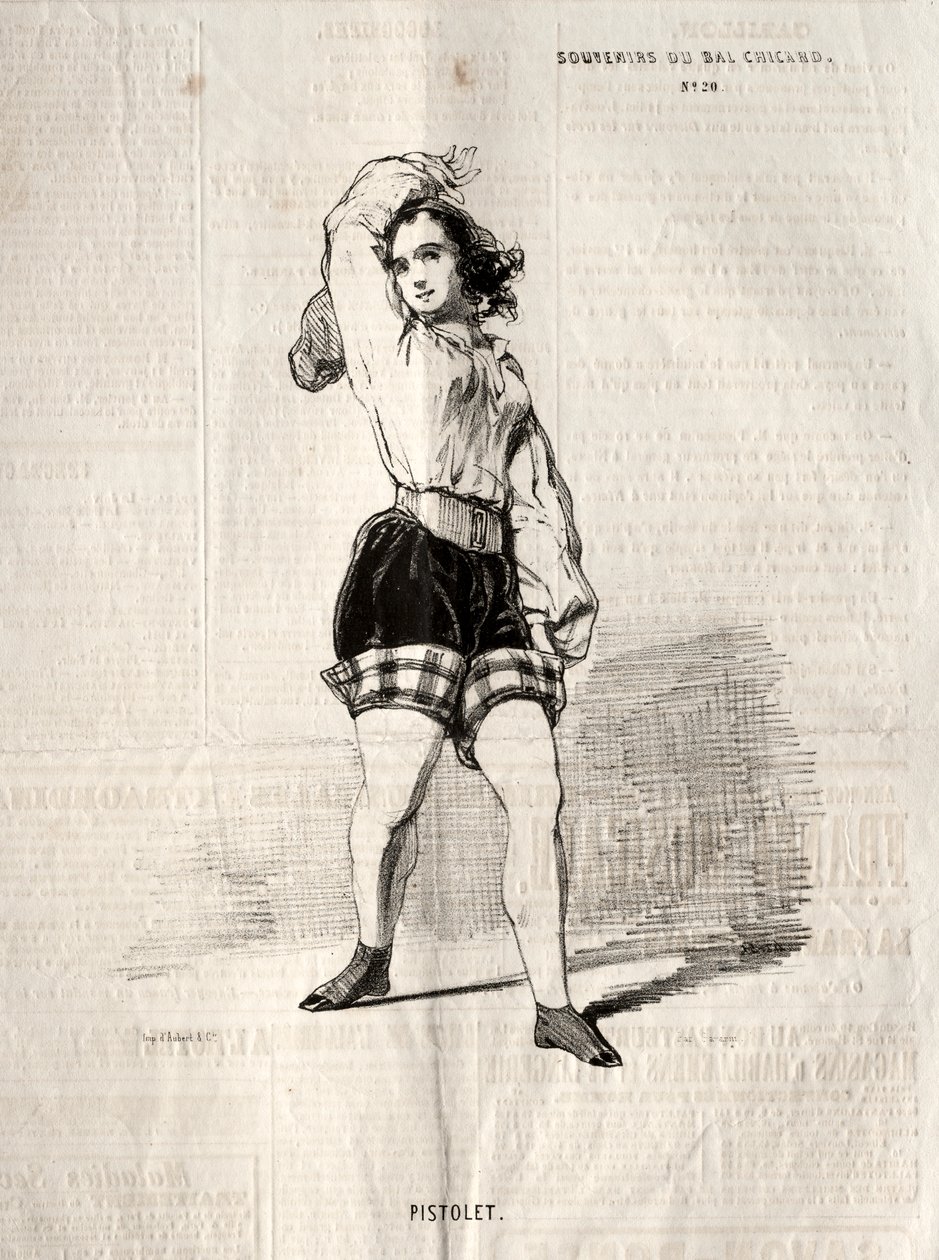 Vzpomínky na Bal Chicard: Pistole od Paul Gavarni