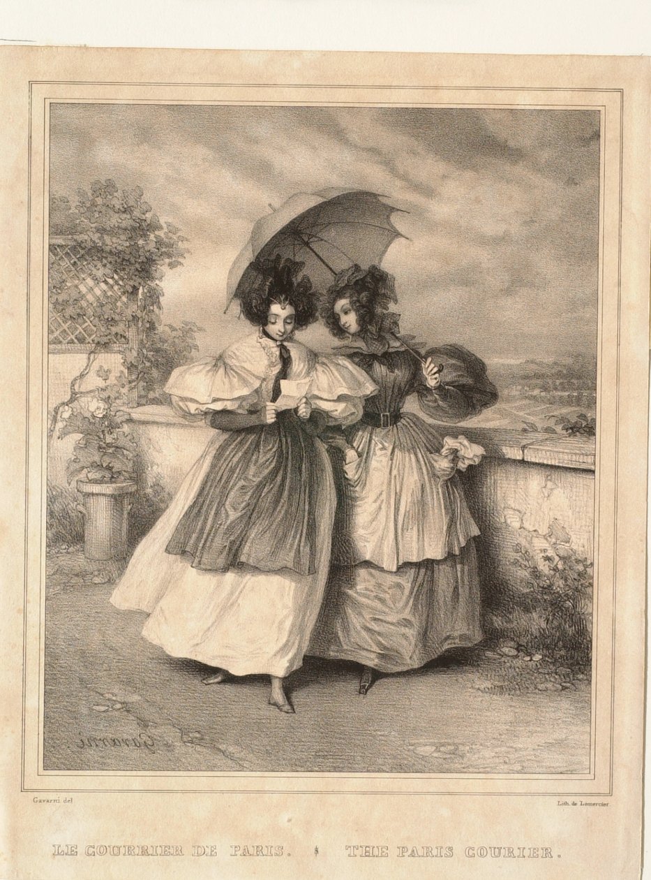 Pařížský kurýr (Le Courrier de Paris) od Paul Gavarni