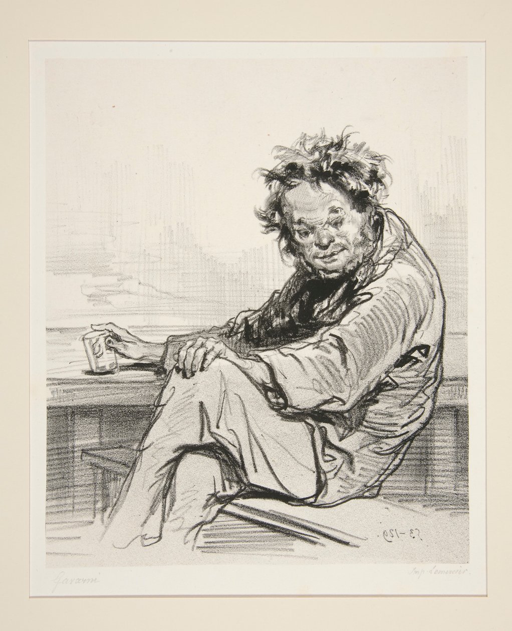 Anacreon bariér. od Paul Gavarni