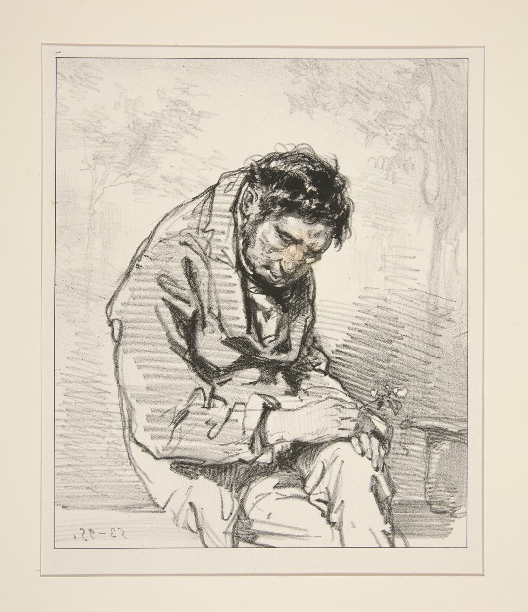 Milovník múz. od Paul Gavarni
