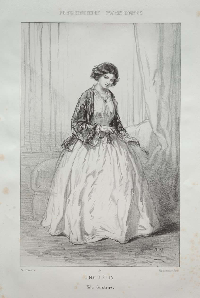 Une Lélia. od Paul Gavarni