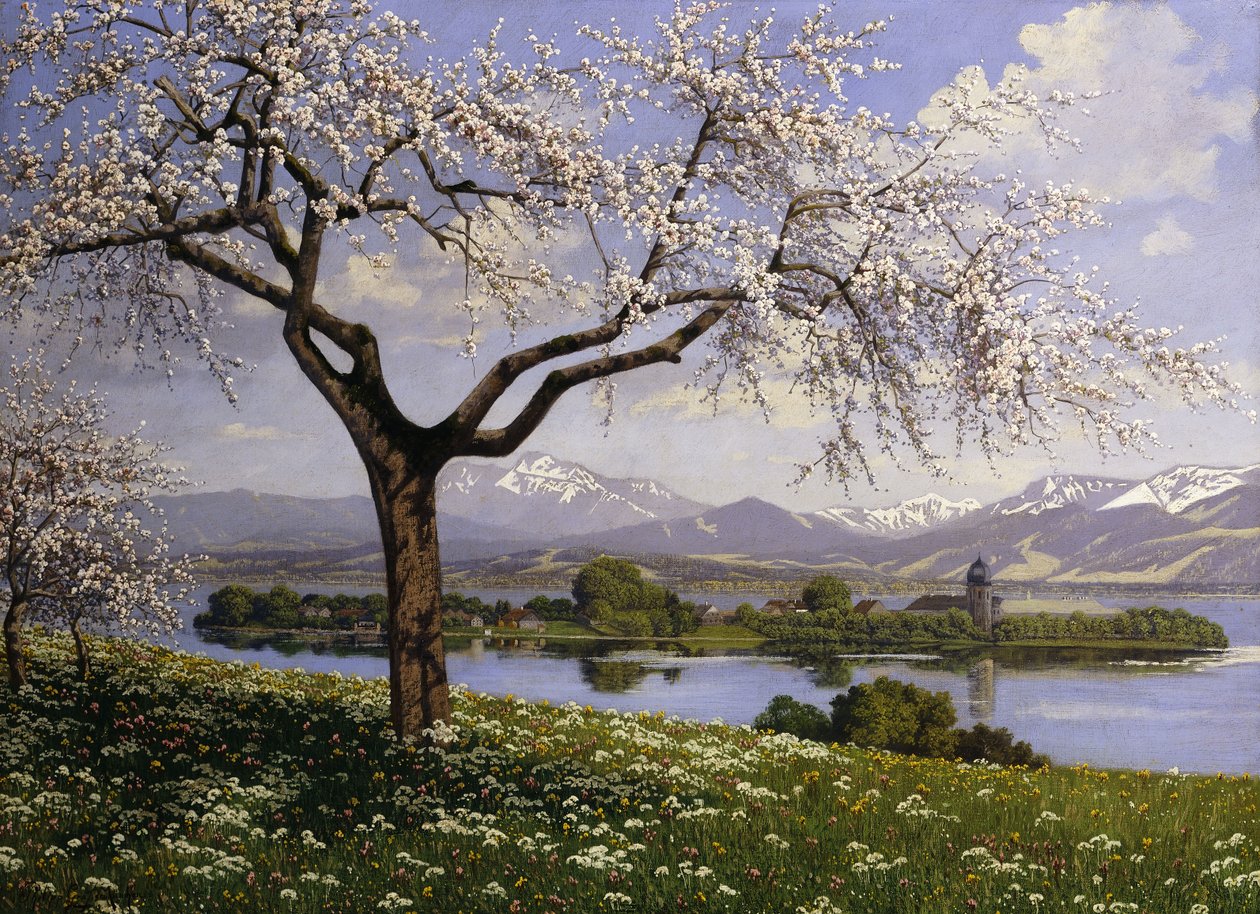 Krajina bavorského jezera na jaře, od Paul Graf