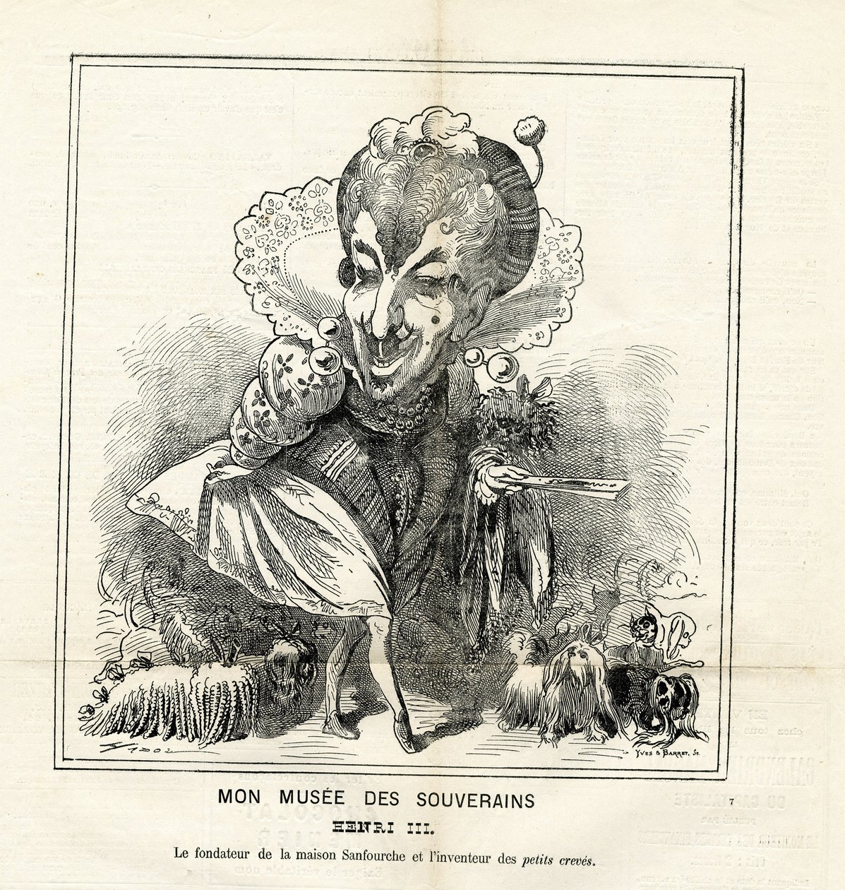 Ilustrace Hadol (1835-1875) v Le Charivari od Paul Hadol