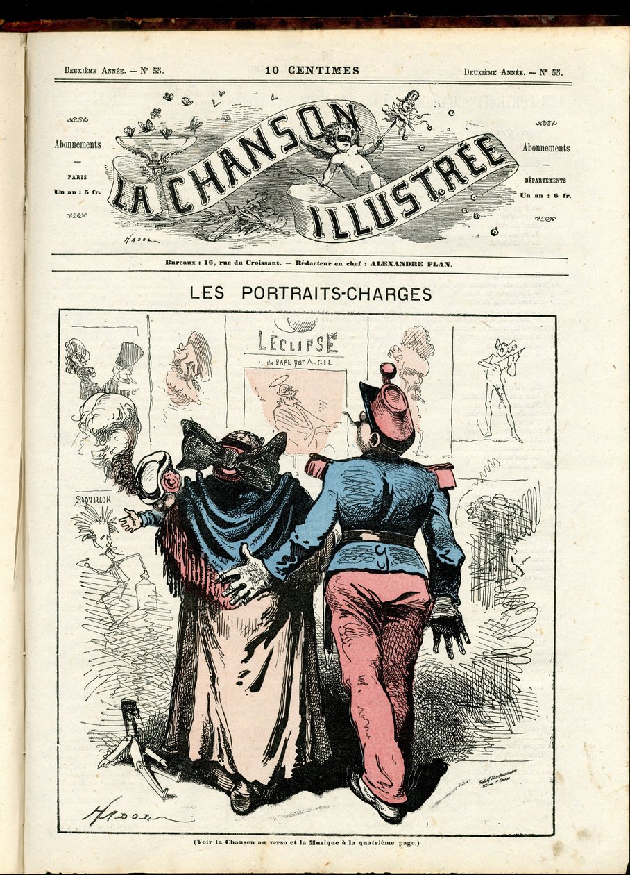 La Chanson illustree (časopis), číslo 55 od Paul Hadol