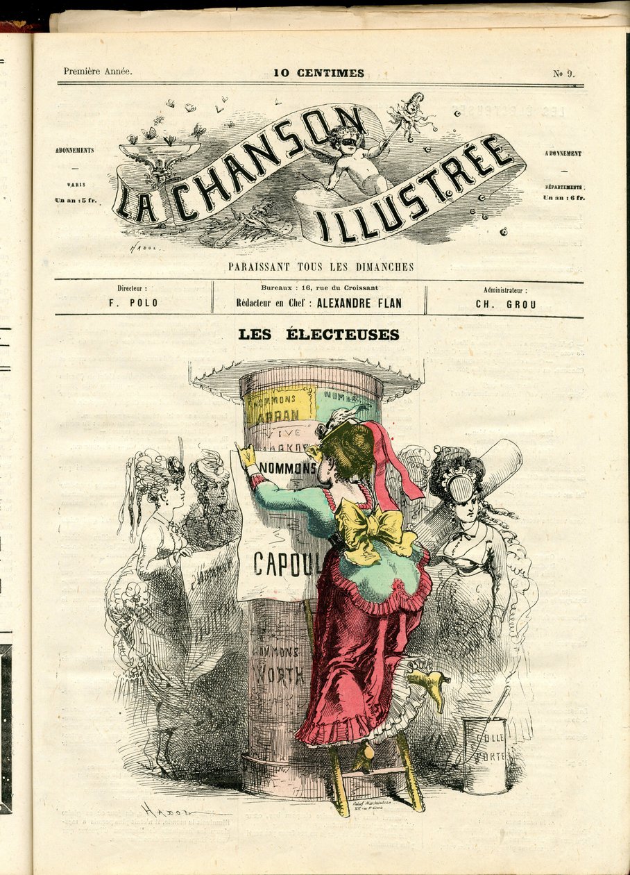 La Chanson illustree (časopis), číslo 9 od Paul Hadol