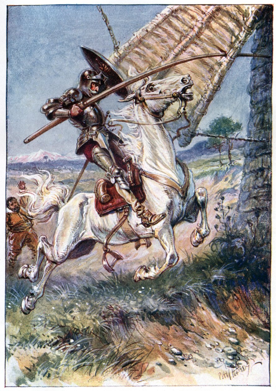 A najetí kopím do plachty, ilustrace z 