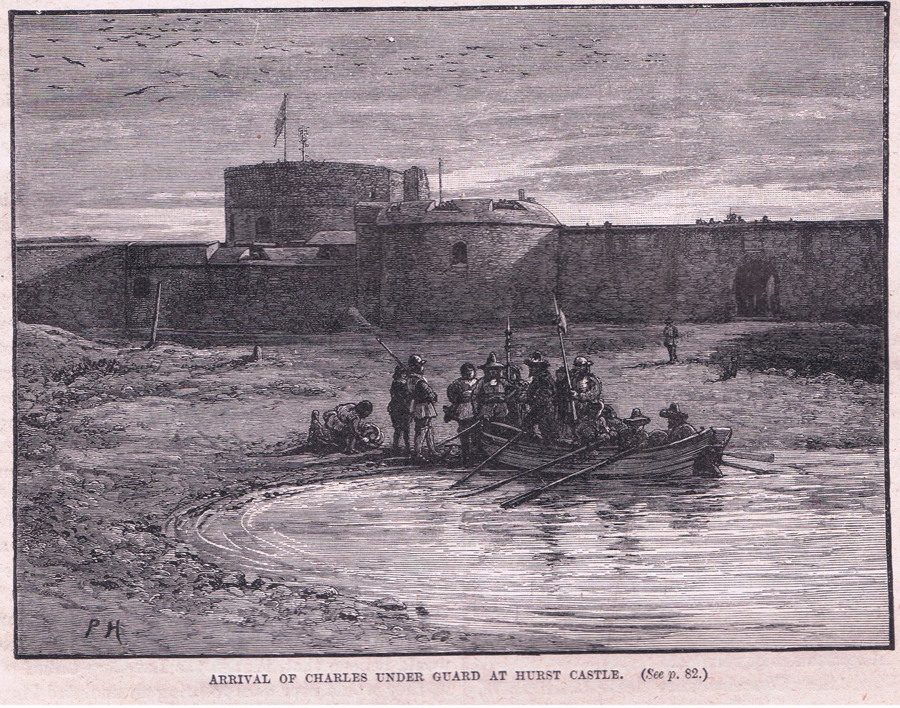 Příjezd Karla I. pod dozorem na hrad Hurst AD 1648 od Paul Hardy