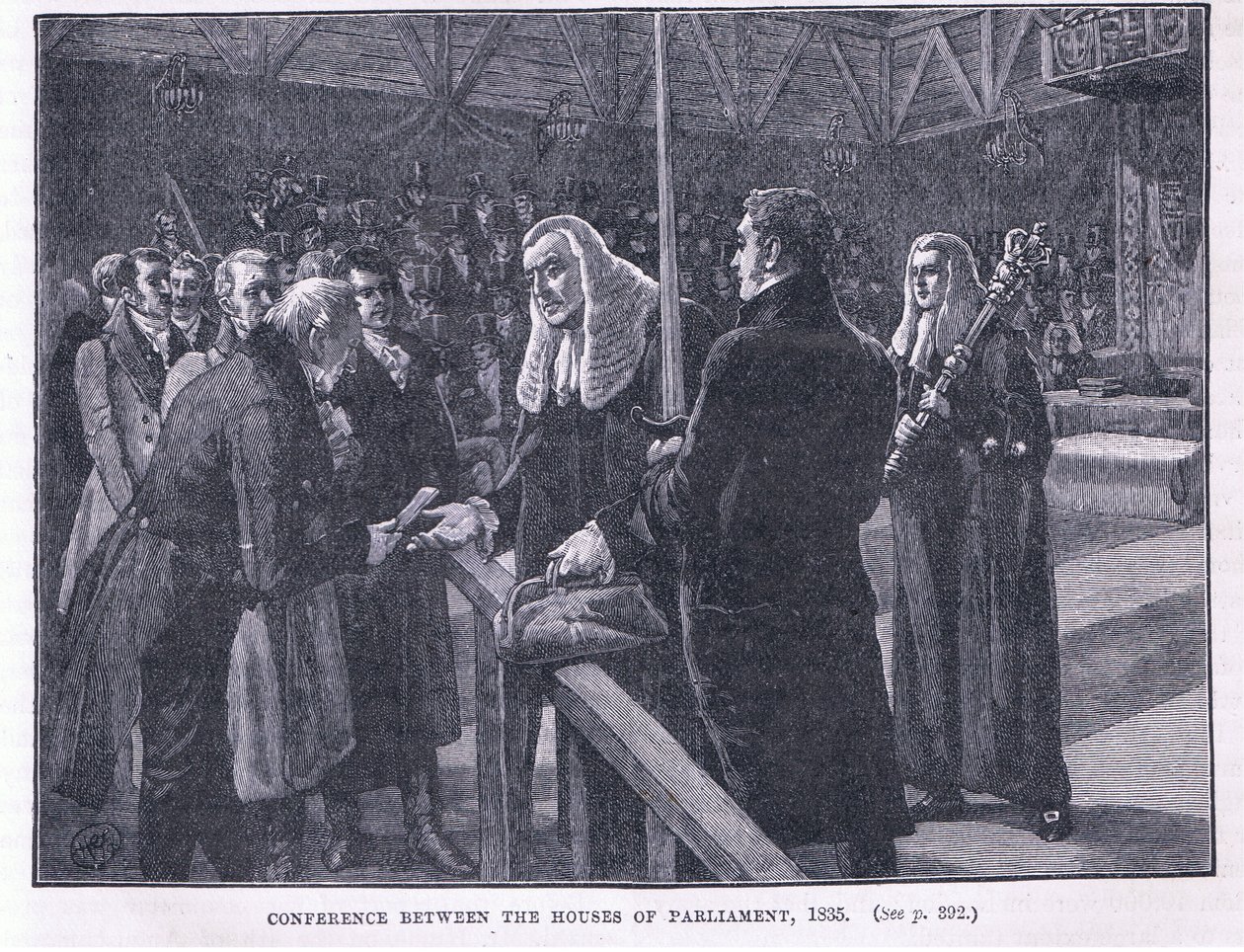 Konference mezi komorami parlamentu AD 1835 od Paul Hardy