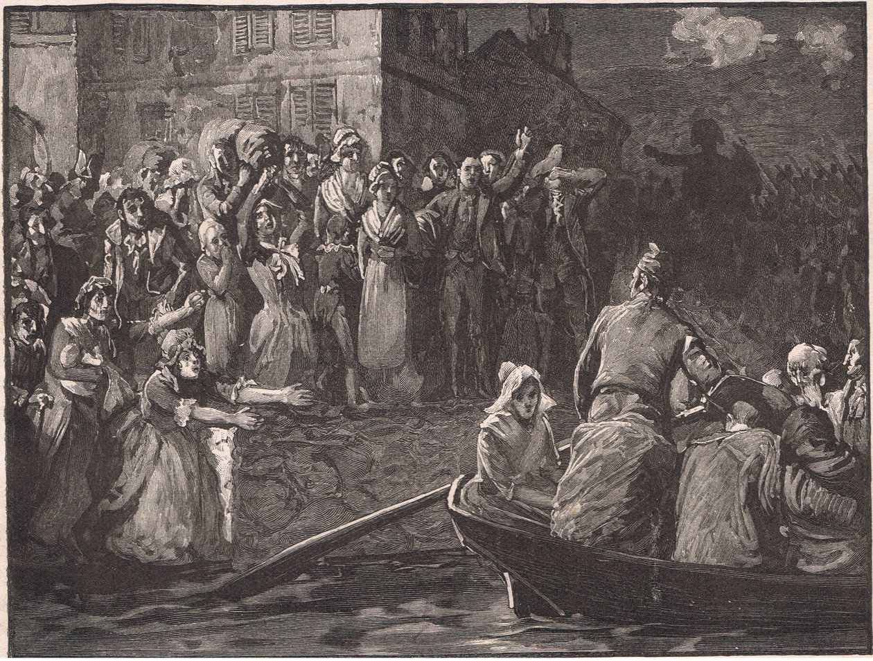 Ústup monarchistů z Toulonu AD 1793 od Paul Hardy