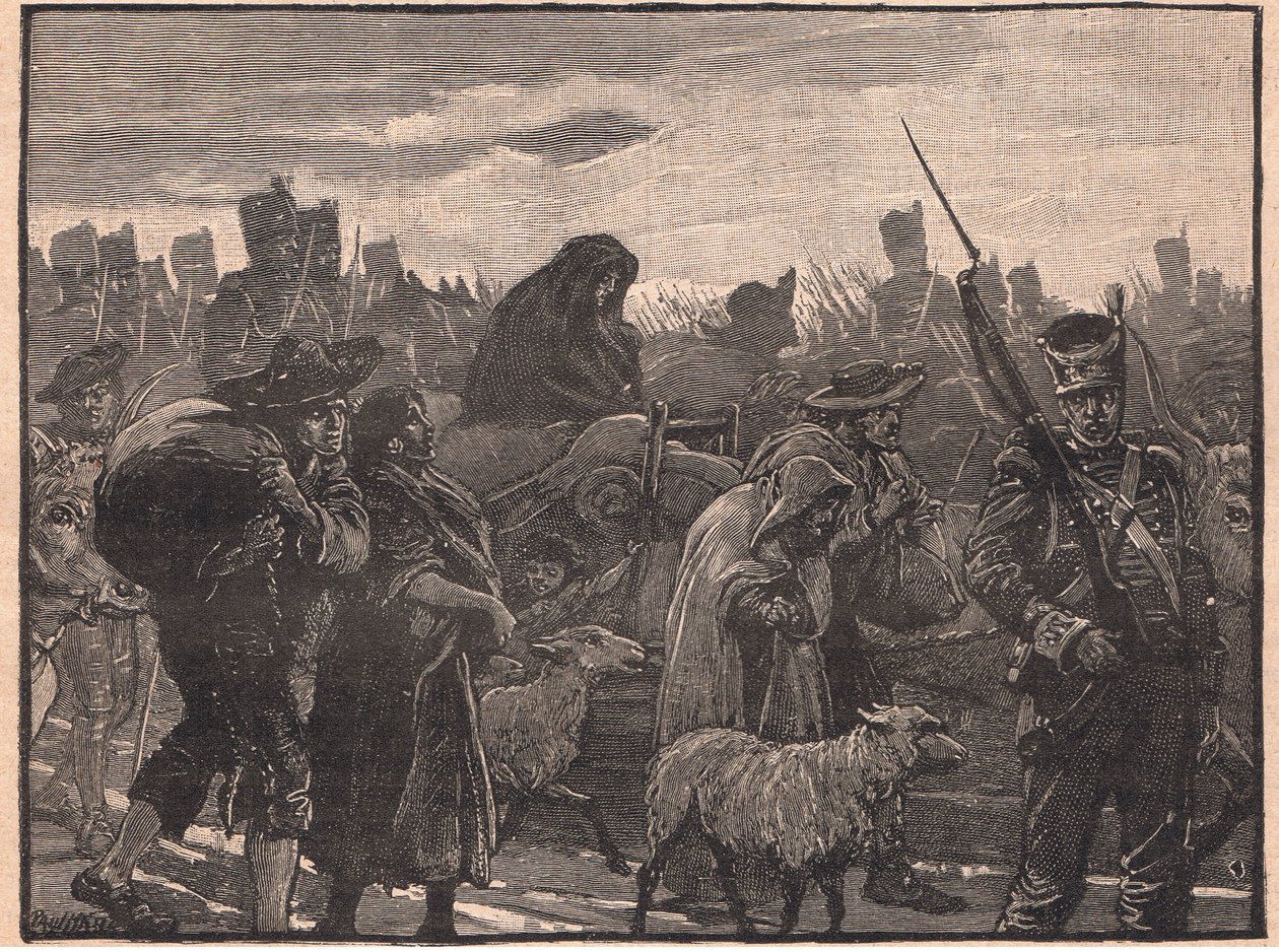 Wellingtonové ustupují z Coimbry AD 1810 od Paul Hardy