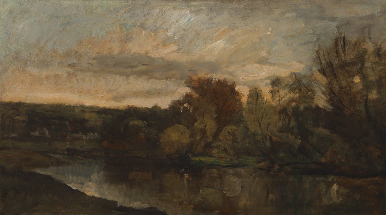 Le Bas Meudon (zatáčka Seiny nedaleko Paříže) od Paul Huet
