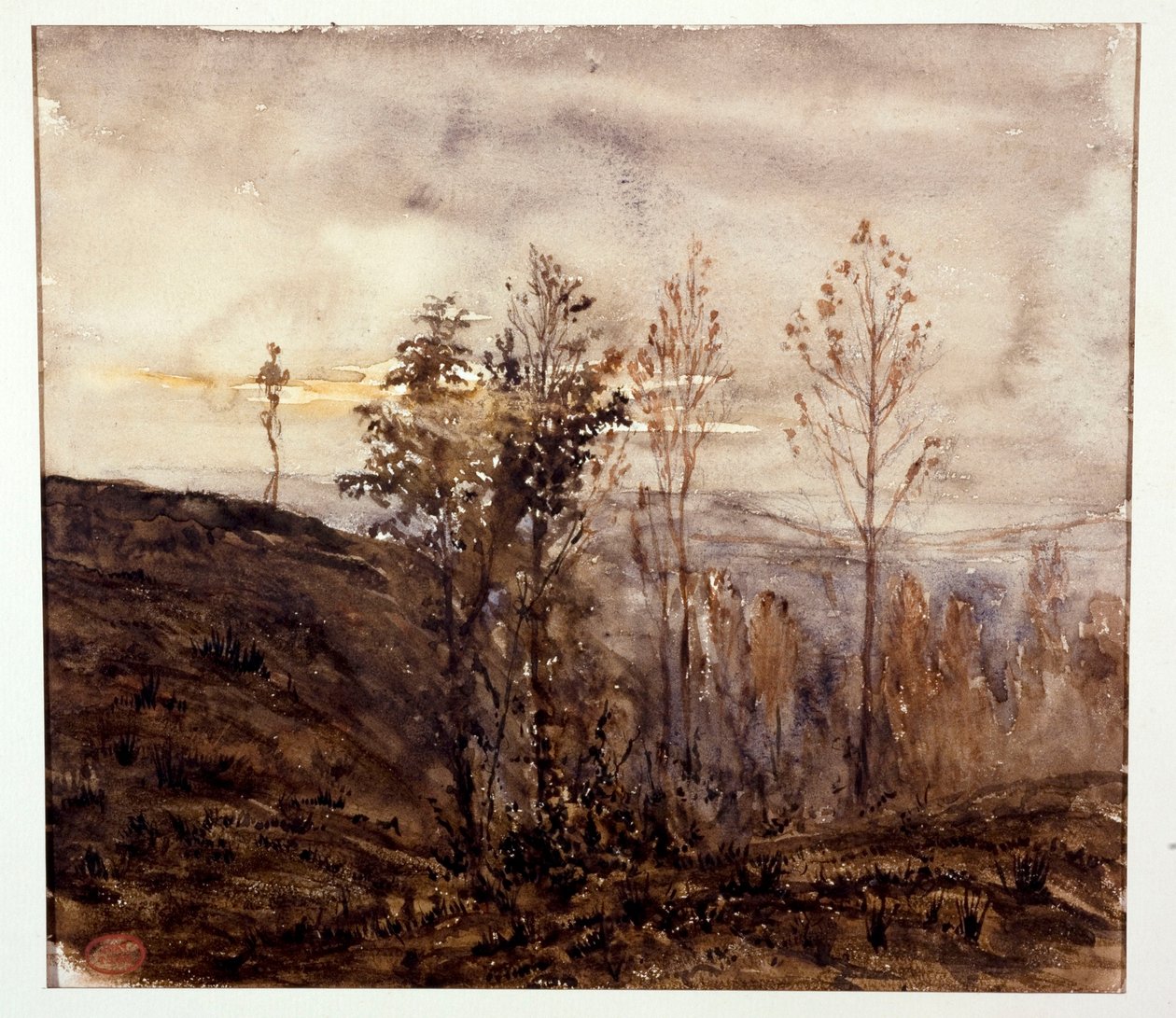 Lesy v Sèvres od Paul Huet