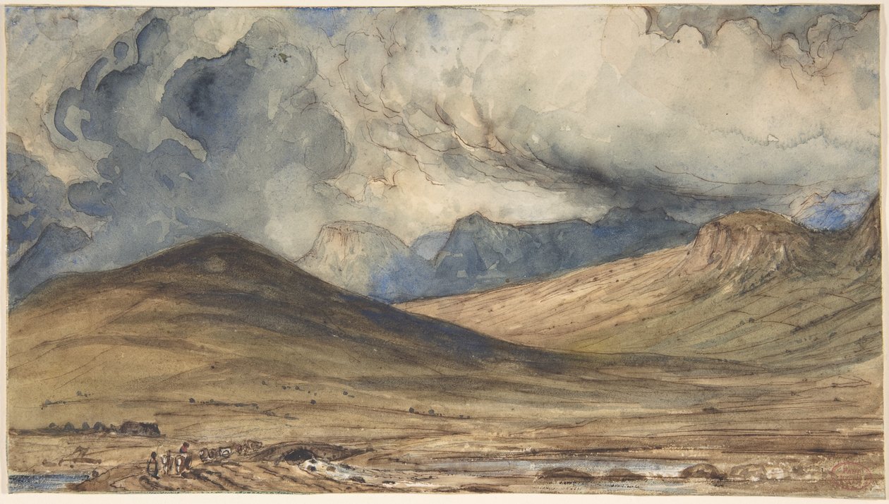 Hory v Auvergne od Paul Huet