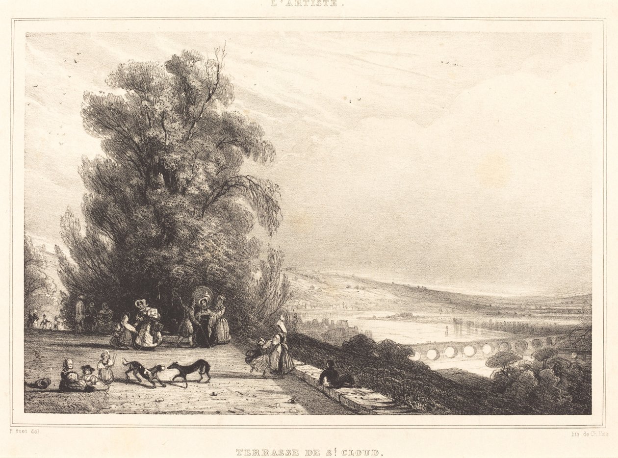 Terasa St. Cloud (Terrasse de St. Cloud) od Paul Huet
