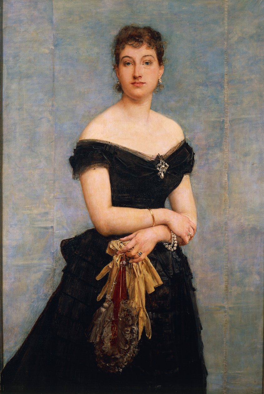 Portrét Madame Louis Singer od Paul Jacques Aimé Baudry