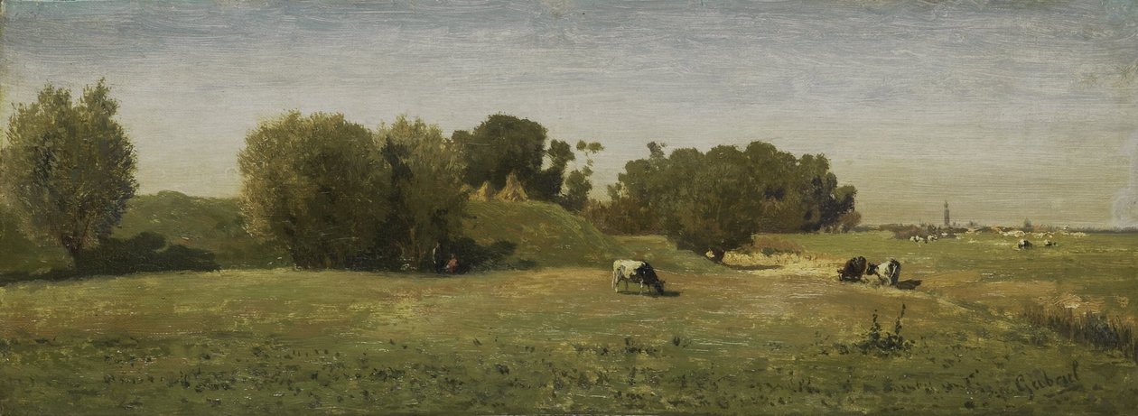 Krajina poblíž Abcoude od Paul Joseph Constantin Gabriel