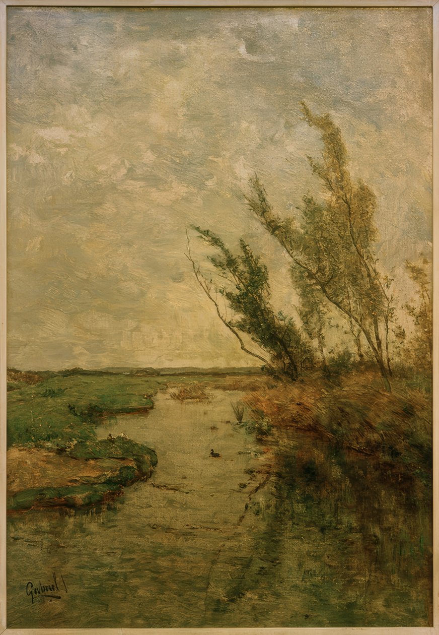 Polderlandschaft od Paul Joseph Constantin Gabriel