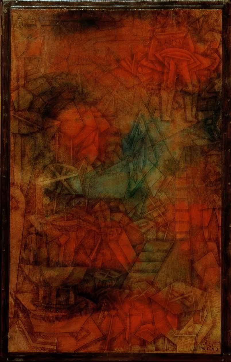(Divadelní) jevištní zkouška od Paul Klee