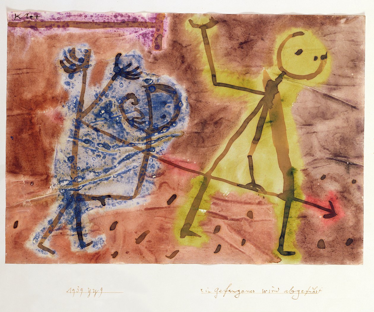 Vězeň je odveden pryč od Paul Klee