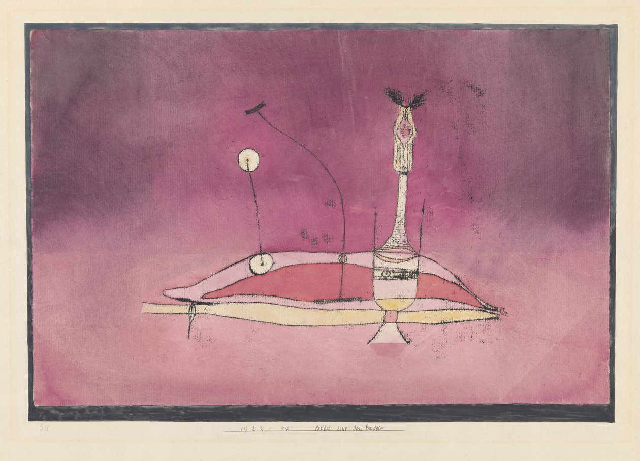 Obrázek z budoáru, 1922. od Paul Klee