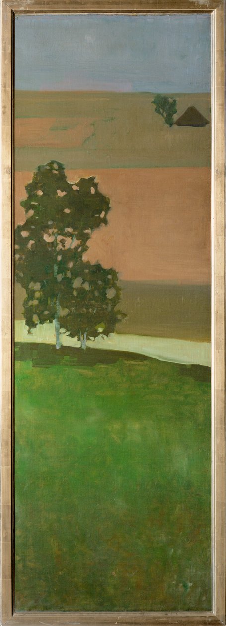 Pohled na řeku Aare, Švýcarsko (malba na plátně) od Paul Klee