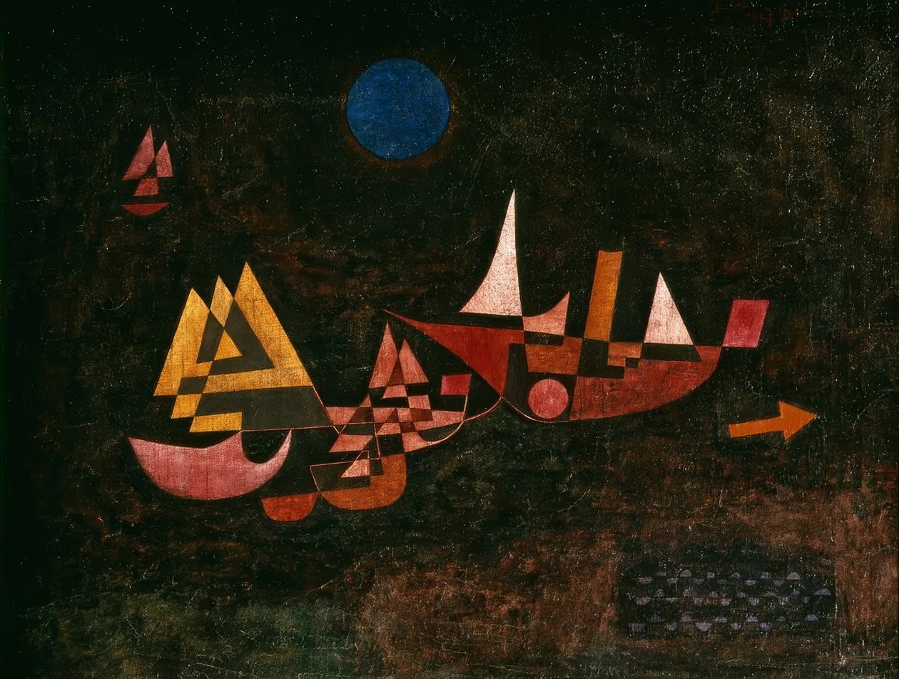 Odjezd lodí od Paul Klee