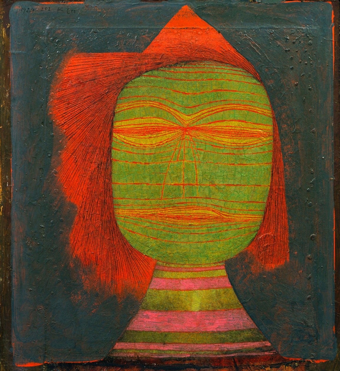 Herecká maska od Paul Klee