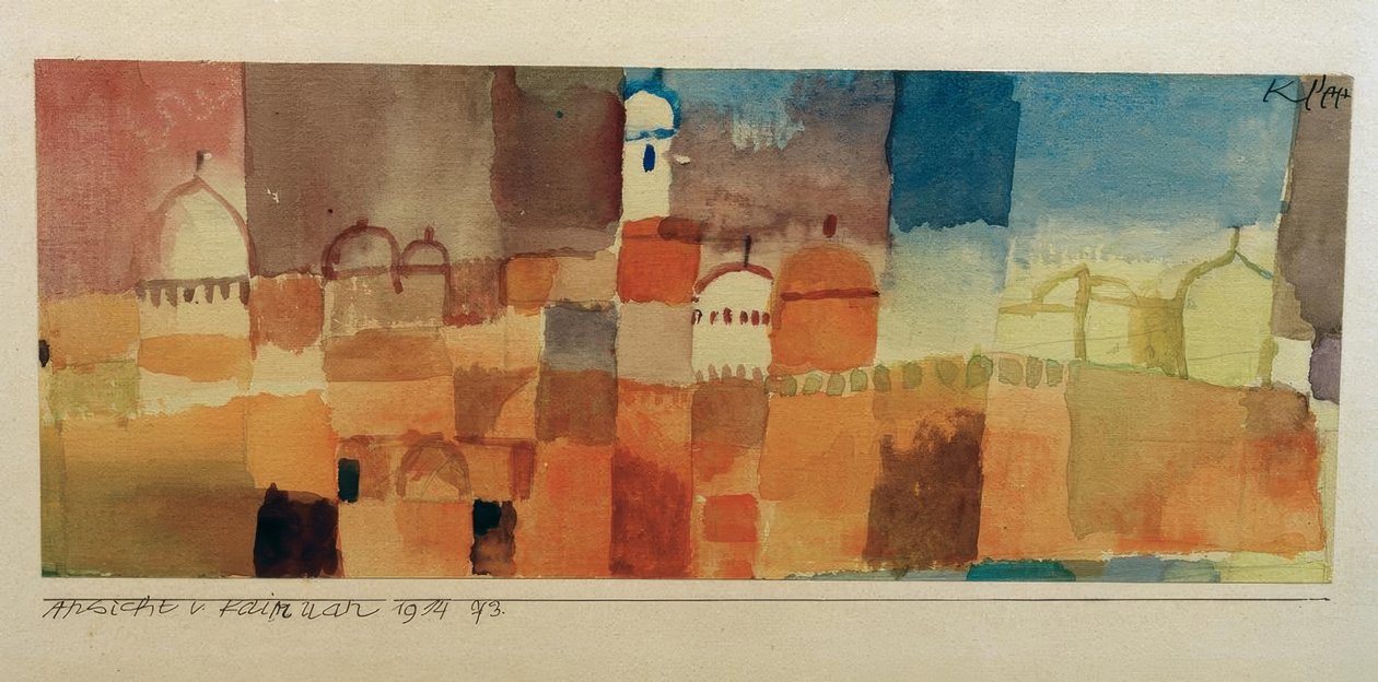 Pohled na Kairuan od Paul Klee