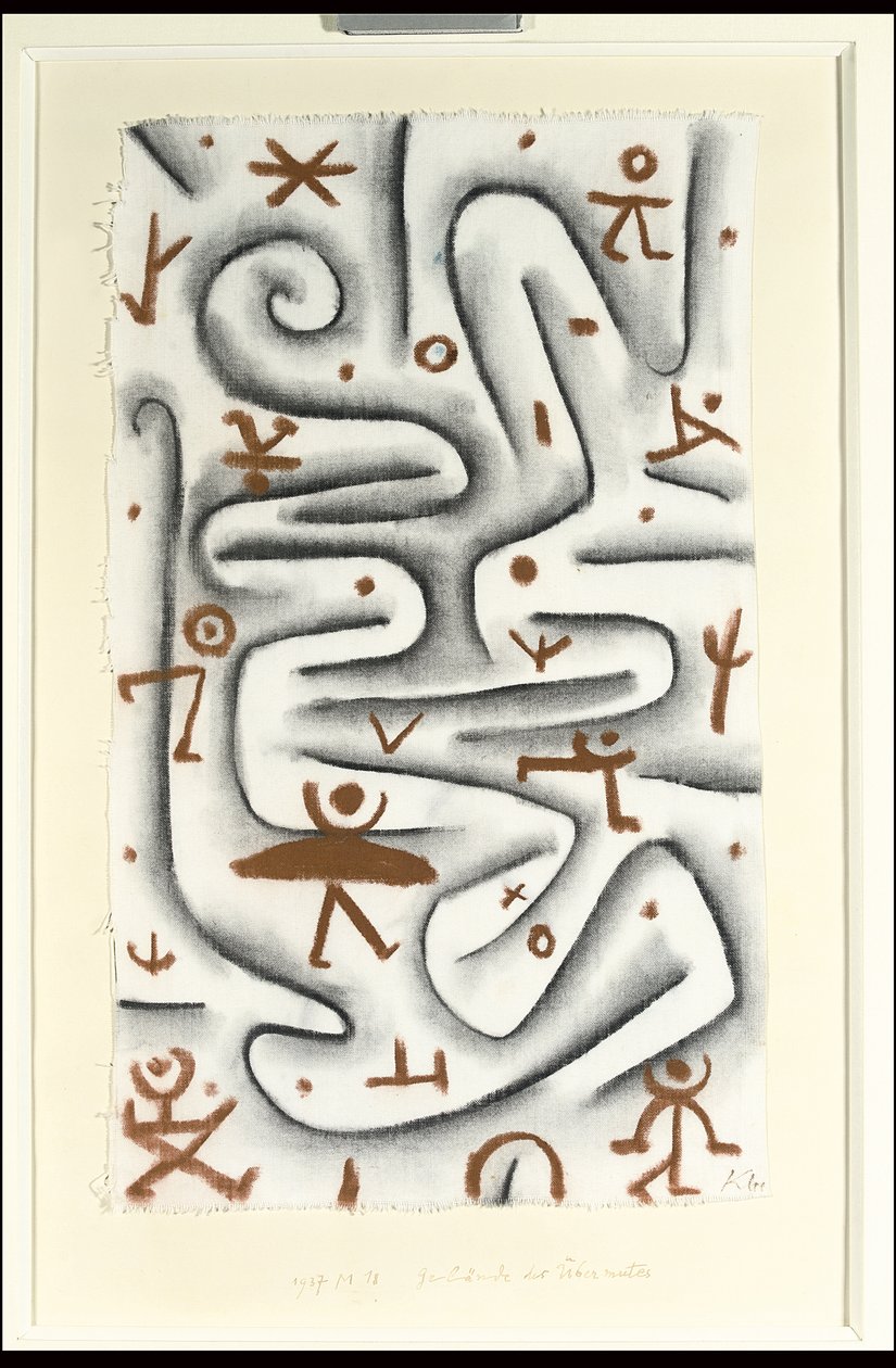 Oblast vysokých duchů; Gelande des Ubermutes od Paul Klee