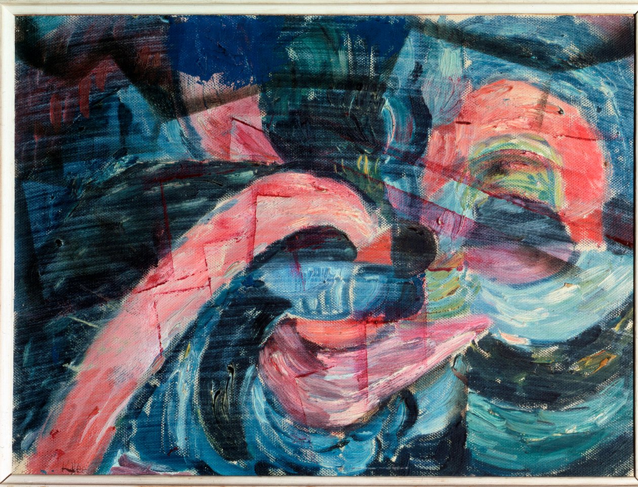 Příjezd na břeh potoka a stavba mostu - Malování od Paul Klee