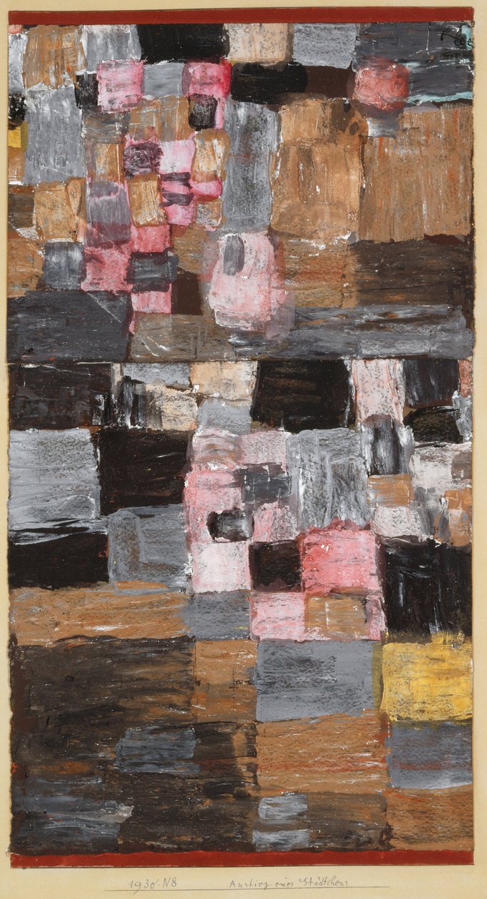 Výstup na městečko, 1930. od Paul Klee