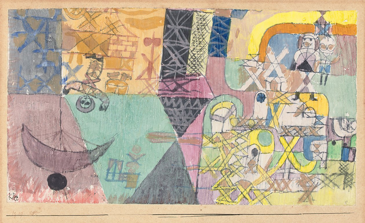 Asijští baviči; Asijští šašci od Paul Klee