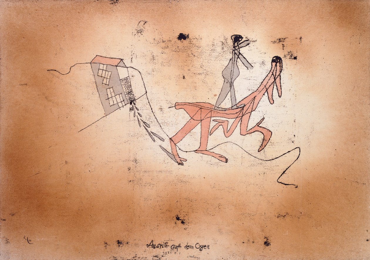 Jízda na zlobrovi od Paul Klee