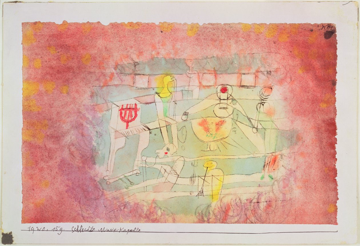 Špatná kapela od Paul Klee