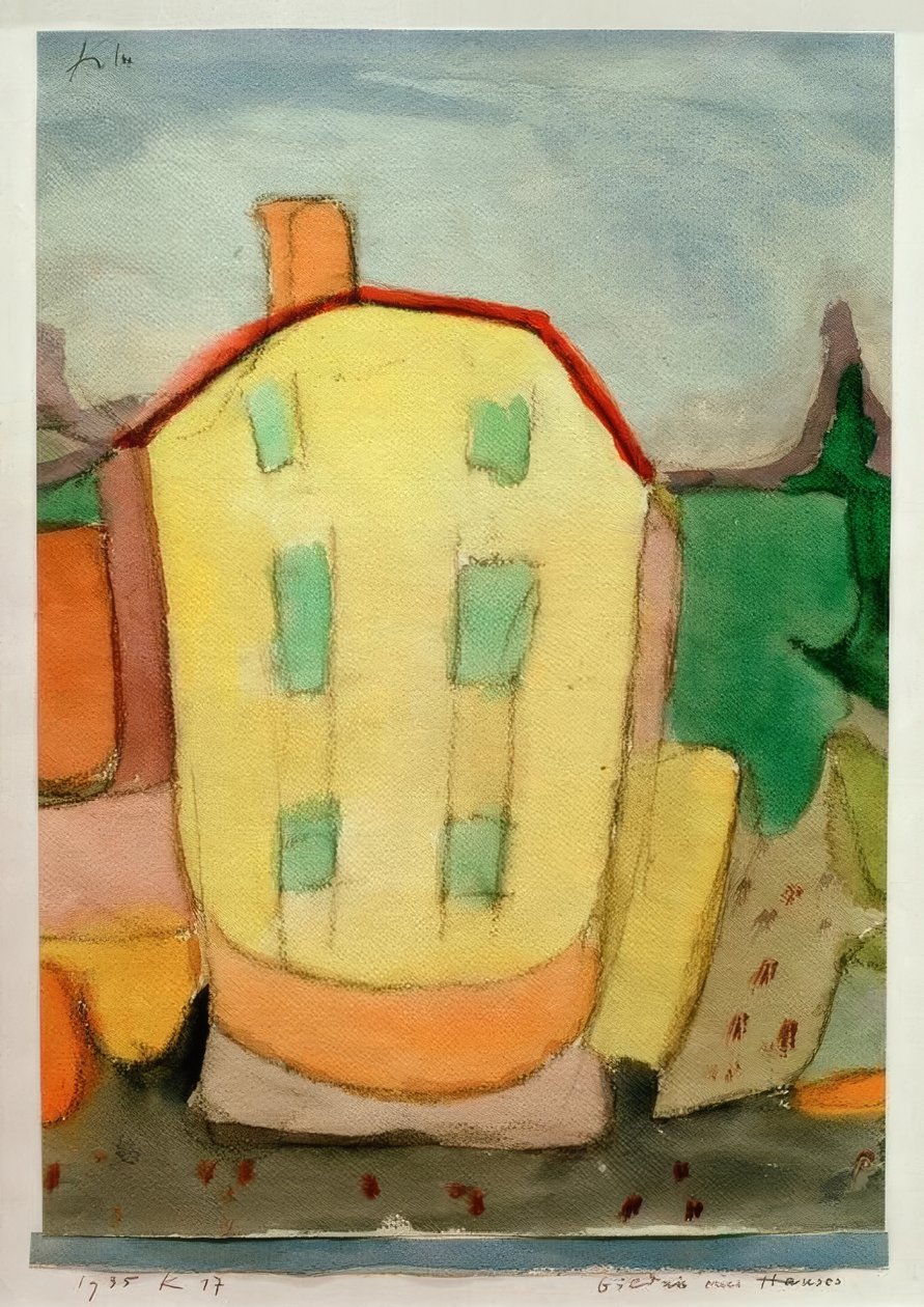 Portrét domu od Paul Klee